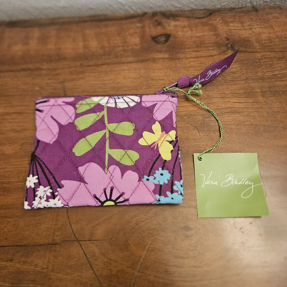 New Retired Vera Bradley‎ Coin Purse in Flutterby
